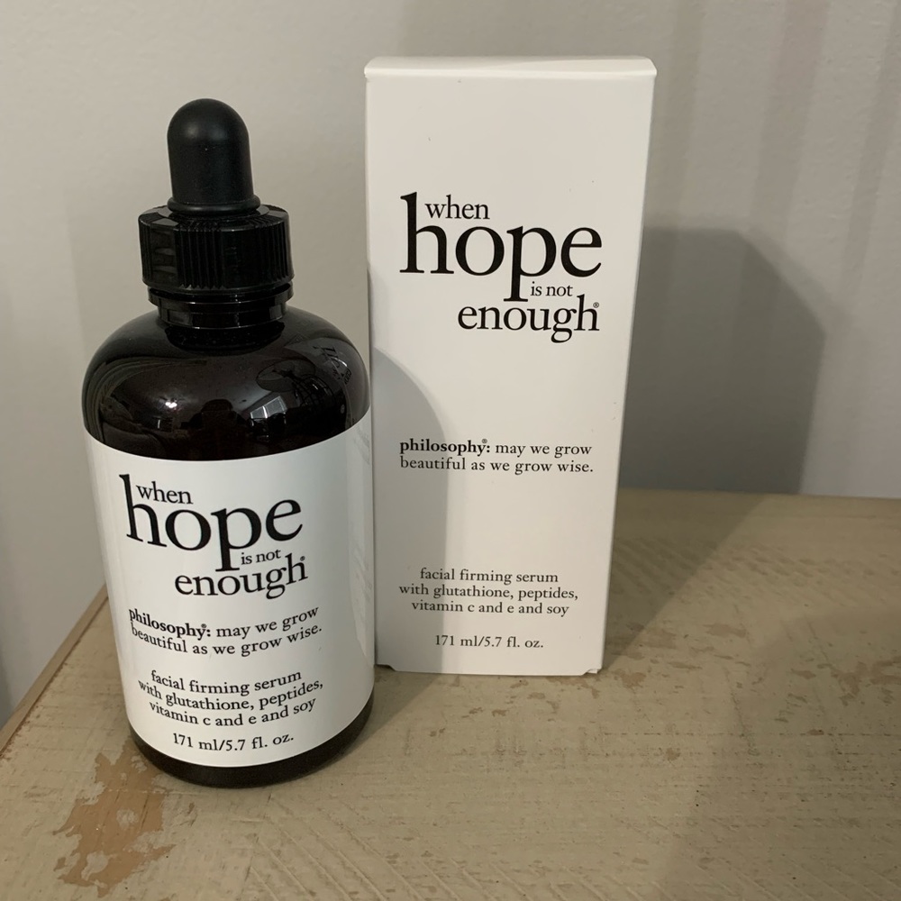 Philosophy When Hope is Not Enough Serum, 2 bottles, 5.7 fl oz each, brand new